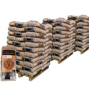 Holzpellets ENplus A1 960 kg – Naturbrennstoffe 6 mm Nadelholz (64 × 15 kg Palette)