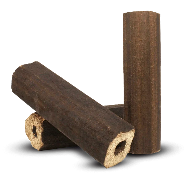 PiniKay Hartholzbriketts Oktagon – mit Zugloch (Palette 960 kg)