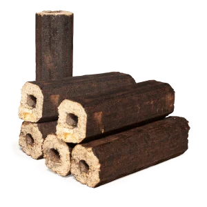 PiniKay Hartholzbriketts Oktagon – mit Zugloch (Palette 960 kg)