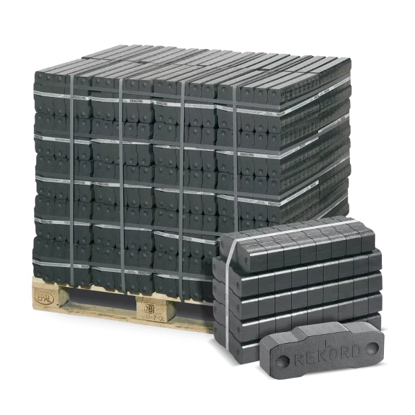 Braunkohle-Briketts 25–60 mm – 40 × 25 kg – REKORD