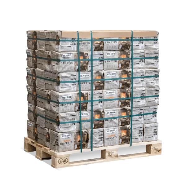 Braunkohle-Briketts 90 × 10 kg – REKORD