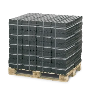 Braunkohle-Briketts 25–60 mm – 40 × 25 kg – REKORD