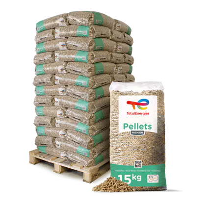 Holzpellets ENplus A1 6 mm – 975 kg (65 × 15 kg) – Weichholz Premium
