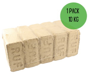 RUF Holzbriketts 960 kg Palette – 96 × 10 kg – DIN EN ISO 17225-3 – „Unser Sparfuchs