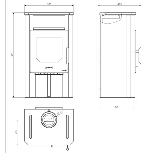 Kaminofen Wamsler Cube